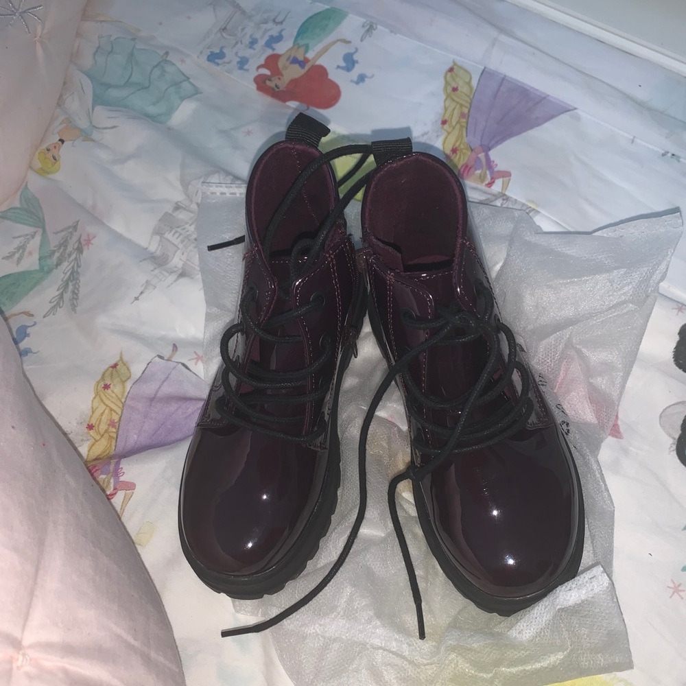 Zara Toddler Burgundy Boots